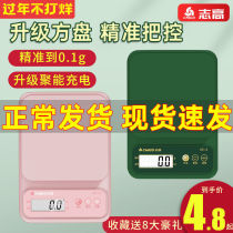 Zhigao precision kitchen scale electronic scale commercial baking scale household food weighing small weighing device gram scale
