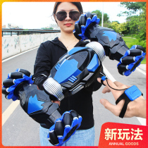 Remote control car gesture induction twisting car deformation high-speed four-wheel drive climbing 1-3 years old car boy childrens toys