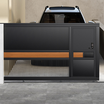 Customized stainless steel villa courtyard double open door iron art neighborhood garden into the courtyard door village simple outdoor