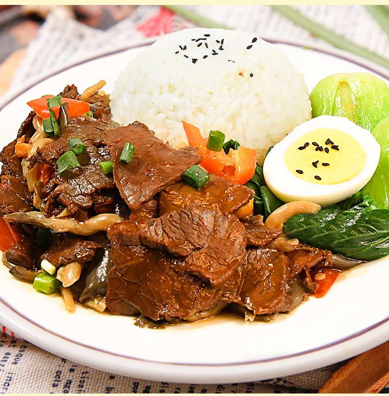 粮农料理包香辣牛肉200g速食快餐小碗菜外卖盖浇饭