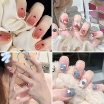 2022 New Years nail patches Fake Chia Slices Finished Mechia Wearable detachable Ins full-stick finished product repeatedly available