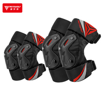 Moto knee protection elbow protection riding equipment anti-fall protective gear locomotive rider knee jacket wind shield warm and warm leg spring and summer