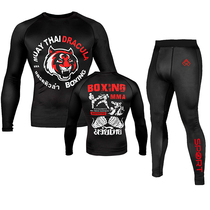 Venom tights Long Sleeve Muay Thai Running Fitness Training Boxing Sanda Fighting Fighting Sportssuit Custom