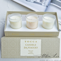 US TOCCA Limited Fragrance Candle Set 56g * 3 Home Smokeless Fragrant Candle Aneshen Gift Box