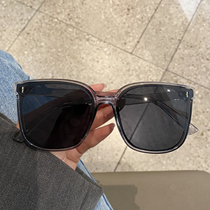 Sunglasses 2021 new Korean version of the trendy square frame round face is thin jennie the same sunglasses female sunshade ins all-match