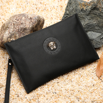 CHAOKLI Male Handbags Genuine Leather Tide Casual Hands for Mens Business Soft Bull Leather Large-capacity Mens Envelopes Bag