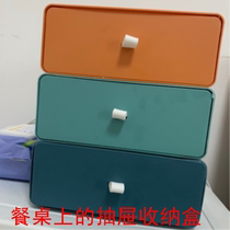 Table of drawers to be placed on the table The box table containing the deity table for the placement of the shelves Multi-layer storage box