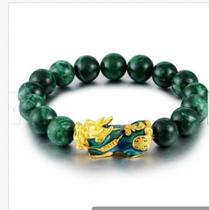 Sand gold color-changing brave bracelet agate bracelet agate exquisite green jade green stone beads bracelet