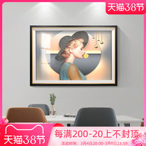 Restaurant Decoration Painting Modern Minimalist Light Luxury Dining Room Hanging Painting Physical Hand Three-dimensional Picnic Side Cabinet Kitchen Murals