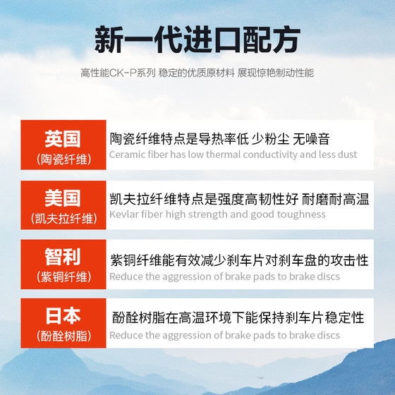Xata 세라믹 브레이크 패드는 Benda Jinjira BD300-15-16 그레이 스톤 록 디스크 브레이크 가죽 브레이크 패드에 적합합니다. Xata 세라믹 브레이크 패드는 Benda Jinjira BD300-15-16 그레이 스톤 록 디스크 브레이크 가죽 브레이크 패드에 적합합니다.
