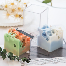 Cranky DIY Fragrant Lavender Candle Mold Flat Head Square Mold Styling Solid Acrylic Mold Bell Breast Milk