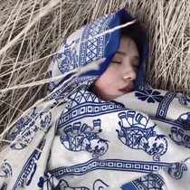 Berlanson Horse Qinghai Tea Card Salt Lake Tourism Ethnic Wind Cotton Cotton Hemp Great Cape Spring Fall Desert Cloak Sunscreen