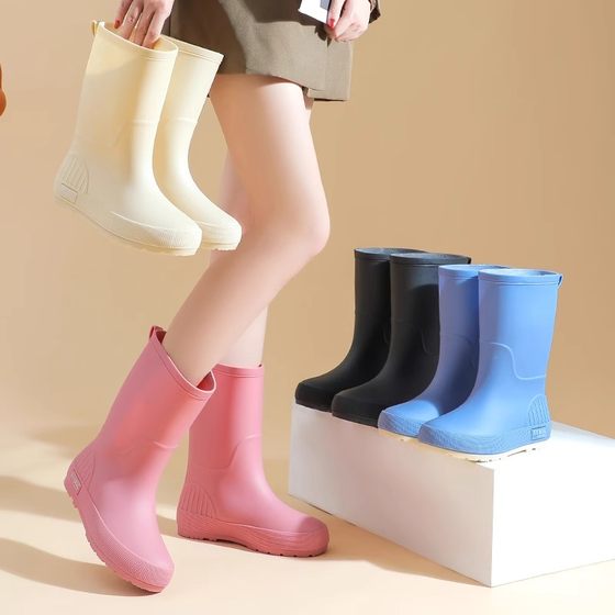 German rain boots mid-tube new waterproof non-slip wear-resistant thickened water boots overshoes for women's fashionable kitchen rubber shoes
German rain boots mid-tube new waterproof non-slip wear-resistant thickened water boots overshoes for women's fashionable kitchen rubber shoes