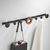 Oaius Black Cirque Hanger Row Hook Perforated Wall Wall-mounted Bathroom Hook Bathroom Hardware Hanging Hanger
