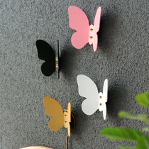 Creative Brass Light Lavish Hook Hook Cloak Hood Crochet Bedroom Trim Solid Butterfly Single Hook Bathroom Door Rear Hangout Hook