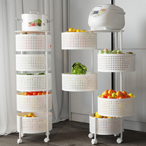 Living room Kitchen God Instrumental Province Space Multifunction New Shelf Kitchenette of Swivel Corner Racks Kitchen dishes Contained Shelves