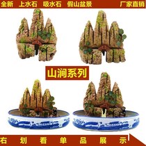 Micro landscape diy material natural absorbent stone water stone rockery bonsai strange stone fish tank micro landscape landscaping