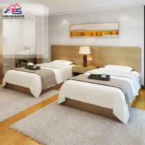 Yunnan Kunming Express Hotel Hotel Furniture Standard Room Board Relying on Single Room King Bed Full Apartment Rental Bed