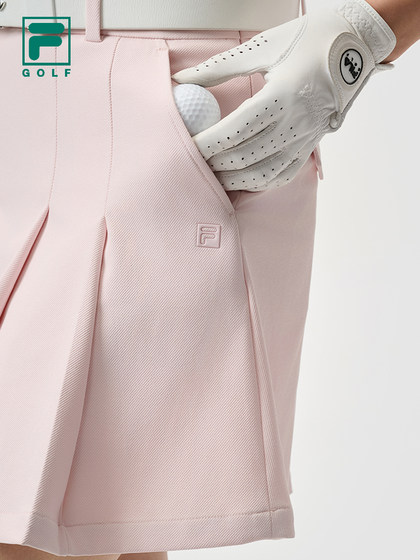 Fila 공식 여성 짠 스커트 2025 여름 새 골프 스포츠 느슨한 주름 치마 치마 Fila 공식 여성 짠 스커트 2025 여름 새 골프 스포츠 느슨한 주름 치마 치마