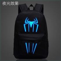 The Avengers league superhero Spider-Man student school bag beginners trend personality Double shoulder bag Backpack Boys