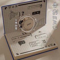 Pillow Notebook Goodbye Emo Hands Ledger Benson high face value Birthday Gift Girls small crowdsenior creative pen