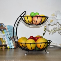 2021 net red fruit plate double fruit plate living room household Nordic multi-layer dried fruit plate modern simple creative water