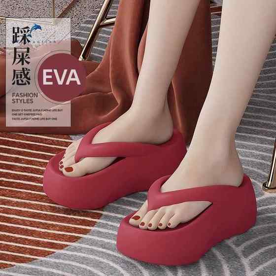 7.0 여름에 여성을위한 암컷 EVA 두꺼운 고정 된 고등 플립 플롭 7.0 여름에 여성을위한 암컷 EVA 두꺼운 고정 된 고등 플립 플롭