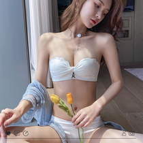 New products no shoulder strap lingerie small breasts coaly without steel ring slim summer lady bra suit beauty back sexy bra