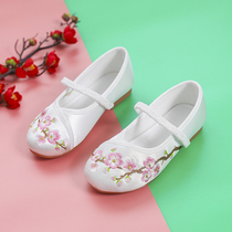 women's chinese style classical girls' embroidered shoes anti-slip new spring autumn vintage performance shoes