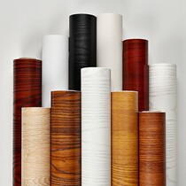 Wood Grain Door Stickers Cabinet Wardrobe Wall Cabinet Cabinet soft sheet Furniture Refurbished Stickers Self-Glued Wall Paper Wallpaper Waterproof