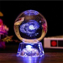 Solar system crystal ball to send students teacher 3d inner carving Starry Sky home decoration decoration creative crafts gifts