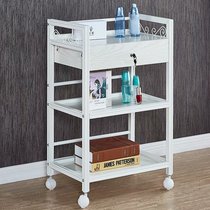 Reinforced beauty cart nail art storage beauty salon special shelf tool cart trolley hairdressing cart three layers