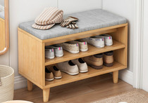 Door-to-door swapped shoes for home doorway ultra-narrow small and luxurious high-end shoe rack multilayer shoe cabinet stool integrated with shoe stool