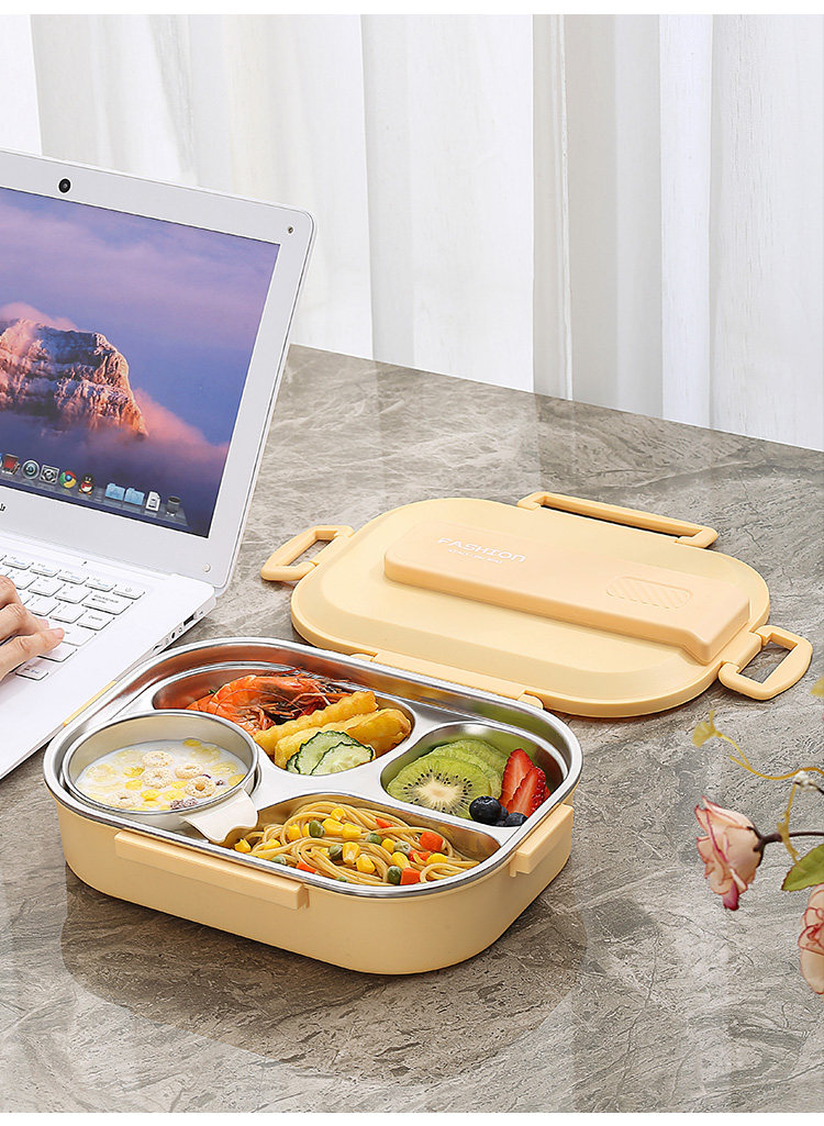 高端316不锈钢保温饭盒上班族微波炉加热便当盒学生带饭专用餐盒