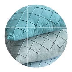 Simple Nordic Pillow Cover Suede Check Luxury Cushion Cover