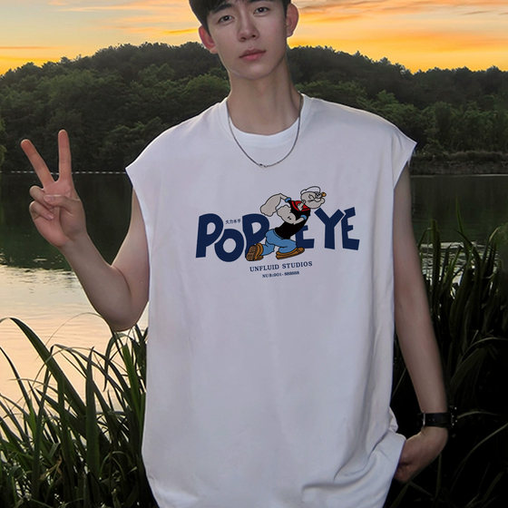 American hiphop high street wear vest men's 2025 new summer cotton casual sleeveless vest T-shirt top
American hiphop high street wear vest men's 2025 new summer cotton casual sleeveless vest T-shirt top