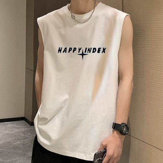 Summer pure cotton sports and fitness vest vest 2025 new men's casual loose version sleeveless T-shirt top
Summer pure cotton sports and fitness vest vest 2025 new men's casual loose version sleeveless T-shirt top
