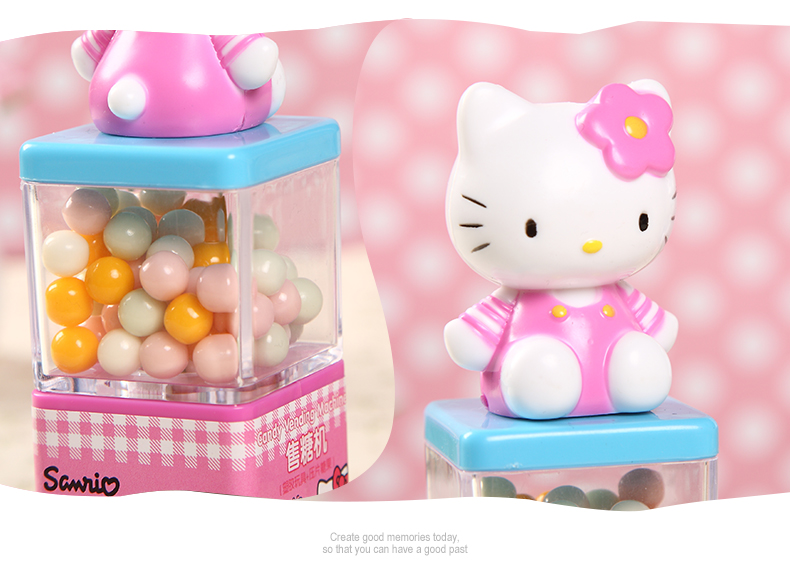 3个包邮 百利佳hellokitty凯蒂猫售糖机糖果机儿童糖果零食玩具