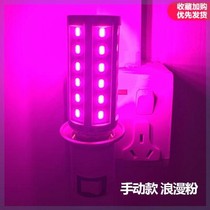 LED Romantic Spice Light Socket Light Bulb Couple Flirt Couples Flirt Bedroom Pink Hotel Atmosphere Little Nightlight