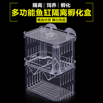Fish Fry Breeding Box Peacock Fish Production Fish Hatchbox Isolation Box Juvenile Fish Fighting Fish Isolated Case Small Fish Incubators