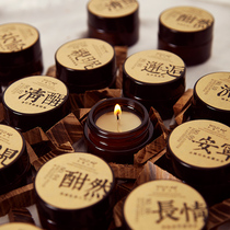 Candle Romantic Erotic Mini Small Scented Lavender Candle Ins Wind Small Crowdsourced Creative Mini Suit Gift Box Calming Sleep