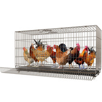Chicken Cage Home Outdoor Large Large Large Breeding Cage Automatic Egg Roll Clear Dung Chicken House Multi-layer Folding Duck Goose Dog Cage