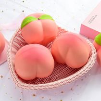 Knead Pinch Pressure Toy Theorizer Slow Rebound Nontoxic Soft Children Small Emulation Cute Vent Water Honey Peach Squeeze