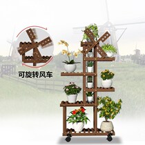 Shelf-European style for putting flowers in the creative interior of the home-style display frame next to the red flower shelf living room TV