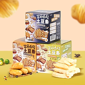 九日原味休闲零食小吃薯条80g*3盒[5元优惠券]-寻折猪