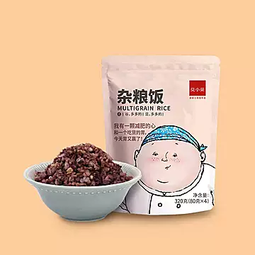 【莫小菓】杂粮饭尝鲜装80g*4[2元优惠券]-寻折猪