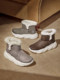 Skecher Makoto Boots 여름 여자 스노우 부츠 안티 슬립 패션 클래식 스타일 플러시 짧은 부츠 두꺼운 단독 강화 높이와 따뜻함 Skecher Makoto Boots 여름 여자 스노우 부츠 안티 슬립 패션 클래식 스타일 플러시 짧은 부츠 두꺼운 단독 강화 높이와 따뜻함