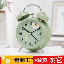 Childrens disciplined alarm clocks 2021 new smart elementary school children with nightlight boy powerful to wake up to the overheard net red