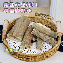 Dragon cat guinea pig rabbit papaya mound small pet grinding tooth tree pile drying nibble toy steel tooth partner especially love to eat