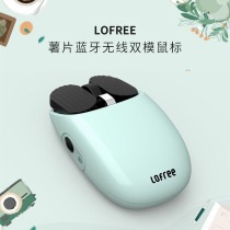 Lofree LoFiji Potato Chips Mouse Wireless Bluetooth Rechargeable Girls Office Home Electric Race Games Computer iPad